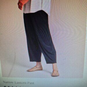 SYMPLI NARROW LANTERN PANTS - Charcoal.  Size 10